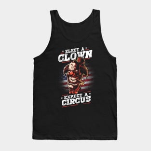 Elect A Clown Expect A Circus Tank Top